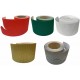 Corrugated Border Rolls - Pack of 5 Festive (Scarlet, Emerald, White, Gold, Silver) – 57mm x 15m