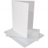 White Blank Cards & Envelopes (Pack of 10) - A4 – Cardmaking Kit for All Occasions
