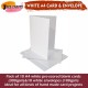 White Blank Cards & Envelopes (Pack of 10) - A4 – Cardmaking Kit for All Occasions