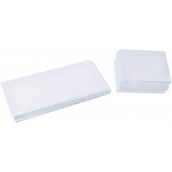 White Blank Cards & Envelopes (Pack of 10) - 4 x 4 inch – Cardmaking Kit for All Occasions