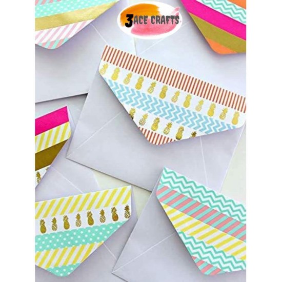 White Blank Cards & Envelopes (Pack of 10) -  C5 Cards – Cardmaking Kit for All Occasions