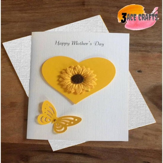 White Blank Cards & Envelopes (Pack of 10) - A6 Linen– Cardmaking Kit for All Occasions