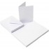 White Blank Cards & Envelopes (Pack of 10) - C6 Cards – Cardmaking Kit for All Occasions