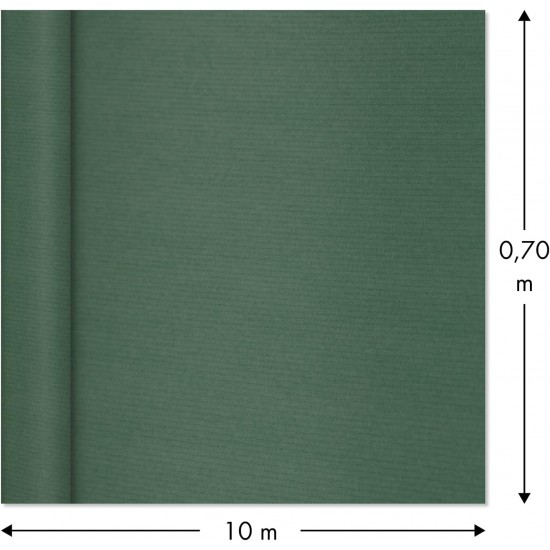 Kraft Paper Roll (Dark Green), 10m × 0.70m, 65gsm – for Gift Wrapping, DIY & Crafts