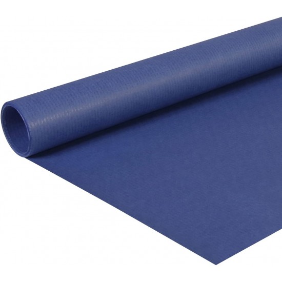 Kraft Paper Roll (Navy Blue), 10m × 0.70m, 65gsm – for Gift Wrapping, DIY & Crafts