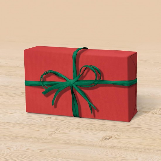 Kraft Paper Roll ( Red ), 10m × 0.70m, 65gsm – for Gift Wrapping, DIY & Crafts
