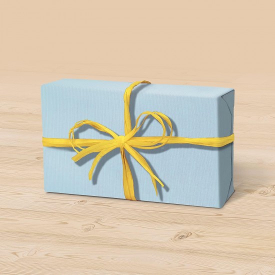 Kraft Paper Roll ( Sky Blue ), 10m × 0.70m, 65gsm – for Gift Wrapping, DIY & Crafts