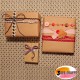 Kraft Paper Rolls (Pack of 3), Brown, 8m x 50cm, – Perfect for Wrapping Gifts, Bouquets, Posters & DIY Crafts