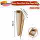 Kraft Paper Rolls (Pack of 24), Brown, 8m x 50cm, – Perfect for Wrapping Gifts, Bouquets, Posters & DIY Crafts