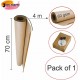 Kraft Wrapping Rolls – (Pack of 1), Brown, 4m x 70cm, 60gsm – Eco-Friendly Wrapping for Gifts, Parcels, Crafts & Table Covers