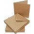Kraft Cards & Envelopes (Pack of 50),Brown, 2050, 5 x 5" Ideal For All Types Of Card Making Kraft Cards & Envelopes (Pack of 50),Brown, 2050, 5 x 5" Ideal For All Types Of Card Making