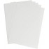 Paper Sheets (Pack Of 50), A4,300 gsm, White Recycled Hammered Card, 2391, Ideal for drawing, painting, calligraphy