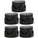Corrugated Border Rolls - Pack of 5 (Black) – 57mm x 15m