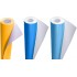 Poster Paper Roll (Pack of 3) – Fire Orange, Ultra Blue & Sky, 10m x 76cm, Ideal for Art, Gift Wrap & Decor