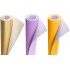 Poster Paper Roll (Pack of 3) – Gold, Lilac & Orange, 10m x 76cm, Ideal for Art, Gift Wrap & Decor