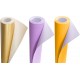 Poster Paper Roll (Pack of 3) – Gold, Lilac & Orange, 10m x 76cm, Ideal for Art, Gift Wrap & Decor