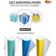 Poster Paper Roll (Pack of 3) – Papermint, Azure & Buttercup, 10m x 76cm, Ideal for Art, Gift Wrap & Decor
