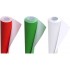 Poster Paper Roll (Pack of 3) – Red, Green and White, 10m x 76cm, Ideal for Art, Gift Wrap & Decor