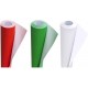Poster Paper Roll (Pack of 3) – Red, Green and White, 10m x 76cm, Ideal for Art, Gift Wrap & Decor