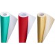 Poster Paper Roll (Pack of 3) – Turquoise, Rose & Gold, 10m x 76cm, Ideal for Art, Gift Wrap & Decor