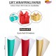Poster Paper Roll (Pack of 3) – Turquoise, Rose & Gold, 10m x 76cm, Ideal for Art, Gift Wrap & Decor