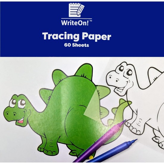 Tracing Paper A4 (Pack of 60), Ideal for Translucent Drawing Paper, Sketching & Calligraphy , Art & Craft