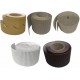 Corrugated Border Rolls - Pack of 5 Natural (Hessian, Mocha, Soft Cream, Soft White, Chocolate) – 57mm x 15m