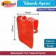 Kids Waterproof PVC Tabard (Red) – 69 cm x 76 cm, for Painting, Cooking & Messy Play