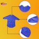 Kids Art Apron (Blue) –70 cm, Waterproof with Half Sleeves & Elastic Cuffs for Painting & Cooking