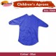 Kids Art Apron (Blue) –70 cm, Waterproof with Half Sleeves & Elastic Cuffs for Painting & Cooking