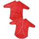 Kids Art Aprons (Red & Blue, Set of 2) – 60cm, Waterproof with Sleeves & Elastic Cuffs for Painting & Cooking