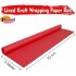 Kraft Wrapping Paper Roll - 3m, (Red) Perfect for Gift Packing, Art and Craft, Floor Covering, Table Runner and Other Occasions