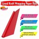 Kraft Wrapping Paper Roll - 3m, (Red) Perfect for Gift Packing, Art and Craft, Floor Covering, Table Runner and Other Occasions