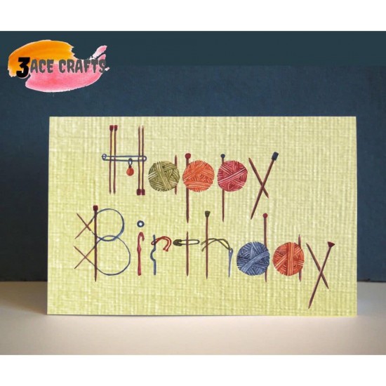 Blank Cards (Pack of 20), A3, 300gsm, Ivory Linen Ideal for Card Making, Wedding Invitations, Drawing & Crafting