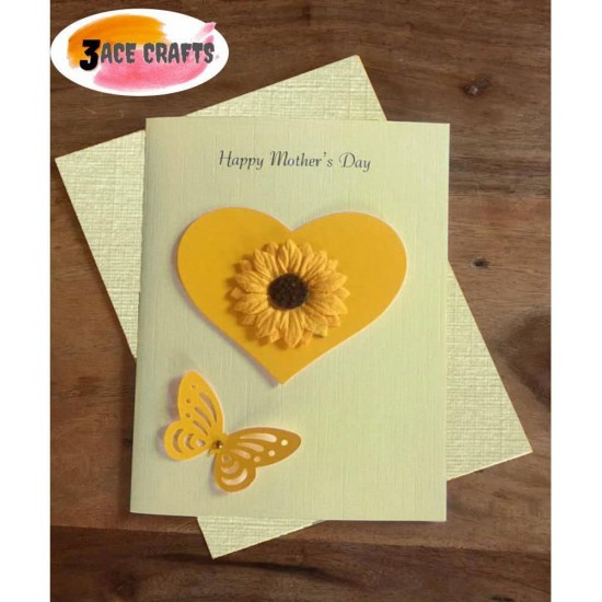 Blank Cards (Pack of 20), A3, 300gsm, Ivory Linen Ideal for Card Making, Wedding Invitations, Drawing & Crafting