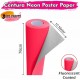 Neon Poster Paper Rolls (Neon Pink) – 76cm x 10m, Fluorescent Sheets for Wrapping, Art, Party & Décor