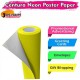 Neon Poster Paper Rolls (Neon Yellow) – 76cm x 10m, Fluorescent Sheets for Wrapping, Art, Party & Décor
