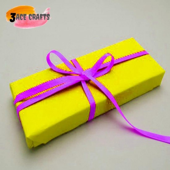 Neon Poster Paper Rolls (Neon Yellow) – 76cm x 10m, Fluorescent Sheets for Wrapping, Art, Party & Décor