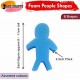  Foam People Sponges (Pack of 8) – Washable, Reusable for Kids’ Art & School Projects