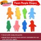  Foam People Sponges (Pack of 8) – Washable, Reusable for Kids’ Art & School Projects
