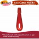 Red Plastic Lino Cutter Handles (Pack o f 1) – Adjustable Chuck for Blades, Perfect for Crafting, Art & DIY Projects
