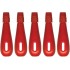  Red Plastic Lino Cutter Handles (Pack o f 5) – Adjustable Chuck for Blades, Perfect for Crafting, Art & DIY Projects