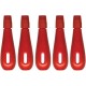  Red Plastic Lino Cutter Handles (Pack o f 5) – Adjustable Chuck for Blades, Perfect for Crafting, Art & DIY Projects