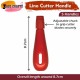 Red Plastic Lino Cutter Handles (Pack o f 5) – Adjustable Chuck for Blades, Perfect for Crafting, Art & DIY Projects