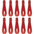 Red Plastic Lino Cutter Handles (Pack o f 10) – Adjustable Chuck for Blades, Perfect for Crafting, Art & DIY Projects