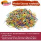 Coloured Wooden Craft Matchsticks (Pack of 500) – Headless Sticks for DIY Models, Art Projects & Classroom Activities