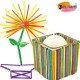 Coloured Wooden Craft Matchsticks (Pack of 500) – Headless Sticks for DIY Models, Art Projects & Classroom Activities