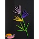 Coloured Wooden Craft Matchsticks (Pack of 500) – Headless Sticks for DIY Models, Art Projects & Classroom Activities