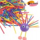 Coloured Wooden Craft Matchsticks (Pack of 500) – Headless Sticks for DIY Models, Art Projects & Classroom Activities