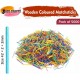 Coloured Wooden Craft Matchsticks (Pack of 5000) – Headless Sticks for DIY Models, Art Projects & Classroom Activities